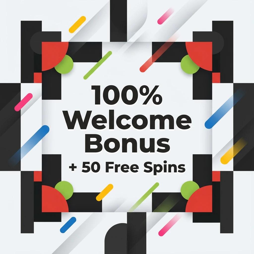 100% Welcome Bonus + 50 Free Spins